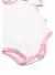 KIT 2 BODY BRANCO MANGA CURTA ROSA Q1 na internet