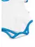 KIT 2 BODY BRANCO MANGA CURTA VERDE E AZUL Q1 - loja online