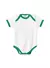 KIT 2 BODY BRANCO MANGA CURTA VERDE E AZUL Q1 - comprar online