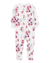 MACACÃO CARTER´S FLEECE FLORAL X4