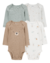 KIT 4 BODY CARTER´S MANGA LONGA URSO