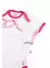 KIT 2 BODY BRANCO MANGA CURTA ROSA Q1 na internet