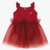 VESTIDO DE TULLE COR BORDO Q6