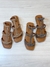 Rasteira Feminina Solado Em Couro Kimberly de Velcro - comprar online