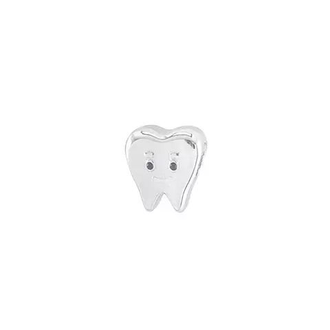 Berloque em aço dente separador