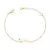 Pulseira Plaquinhas Coração e Love