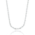 Choker elo piastrine G - banho de ródio branco - comprar online