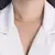 Choker de Zircônias Fixas em Formato de Coração - ouro