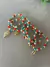 Conjunto de Pulseiras Sereia Cristais coloridos com Buzios Dourado