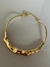 Choker Aro Organica Articulada Dourada - comprar online