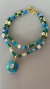 Conj Jade Colares tons Verde com Azul e Pérola