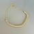 Choker Reviera Dourada Baguete