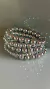 Conj de Pulseiras Bolas Prata