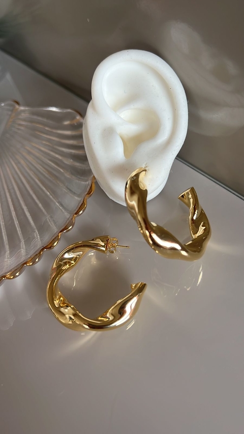 Argola P gold