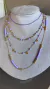 Conj de Colares Lavanda com Dourado - comprar online