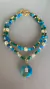 Conj Jade Colares tons Verde com Azul e Pérola - comprar online