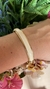 Bracelete Resinado Marfim com Dourado Italiano - comprar online