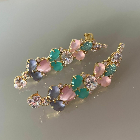 Brinco Laura Ear Cuff Candy com Zircônia