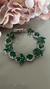 Pulseira Joana Prata Verde
