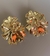 Brinco Dourado Dayna Dupla Flor