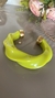 Bracelete Resinado Verde com Dourado