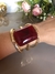 Bracelete Jany Dourado com Pedra Vermelha - comprar online