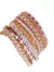 Mix de Pulseiras Dourada com Tons Marfim