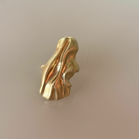 Anel Organico banho ouro velho