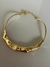 Choker Aro Organica Articulada Dourada - Bia Pimenta acessorios 