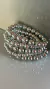 Conj de Pulseiras Bolas Prata - comprar online