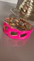 Bracelete Resinado Rosa Neon