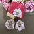 conj bracelete e brinco flower rosa com lavanda - comprar online