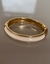 Bracelete Resinado Marfim com Dourado Italiano