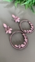 BLACK Brinco Importado Rosa