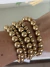 mix pulseiras bolinhas ouro envelhecido na internet