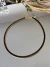 Choker Riviera Zirconia baguete preta