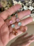Brinco Alice dourado pedras zircônia tons candy - Bia Pimenta acessorios 