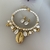 conjunto Sereia Búzio Dourado pedras e strass