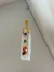Pingente dourado pedra natural jade montagem Selenita com pedras sete chakras