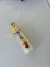 Pingente dourado pedra natural jade montagem Selenita com pedras sete chakras - comprar online