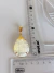 Pingente dourado pedra natural jade montagem Gota citrino - Bia Pimenta acessorios 