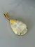 Pingente dourado pedra natural jade montagem Gota citrino - comprar online