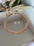 Conjunto festa dourado choker colar e brinco zircônia navete cristal linha Bijouteria na internet