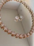 Conjunto festa dourado colar e brinco gota zircônia bijouteria - Bia Pimenta acessorios 