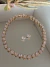 Conjunto festa dourado colar e brinco gota zircônia bijouteria