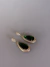 Brinco festa dourado zircônia cristal gota cor verde esmeralda - comprar online