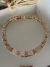 Choker Colar SJ dourado detalhe em zircônia quadrada linha premium verniz italiano na internet