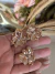 Conjunto SJ dourado flor detalhe zircônia anel e brinco linha premium verniz italiano - Bia Pimenta acessorios 