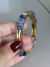 Bracelete Jade cascalho de pedra natural sodalita banho em verniz italiano na internet