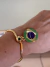 Pulseira bracelete dourado onda com pingente Brasil removível verniz italiano - loja online
